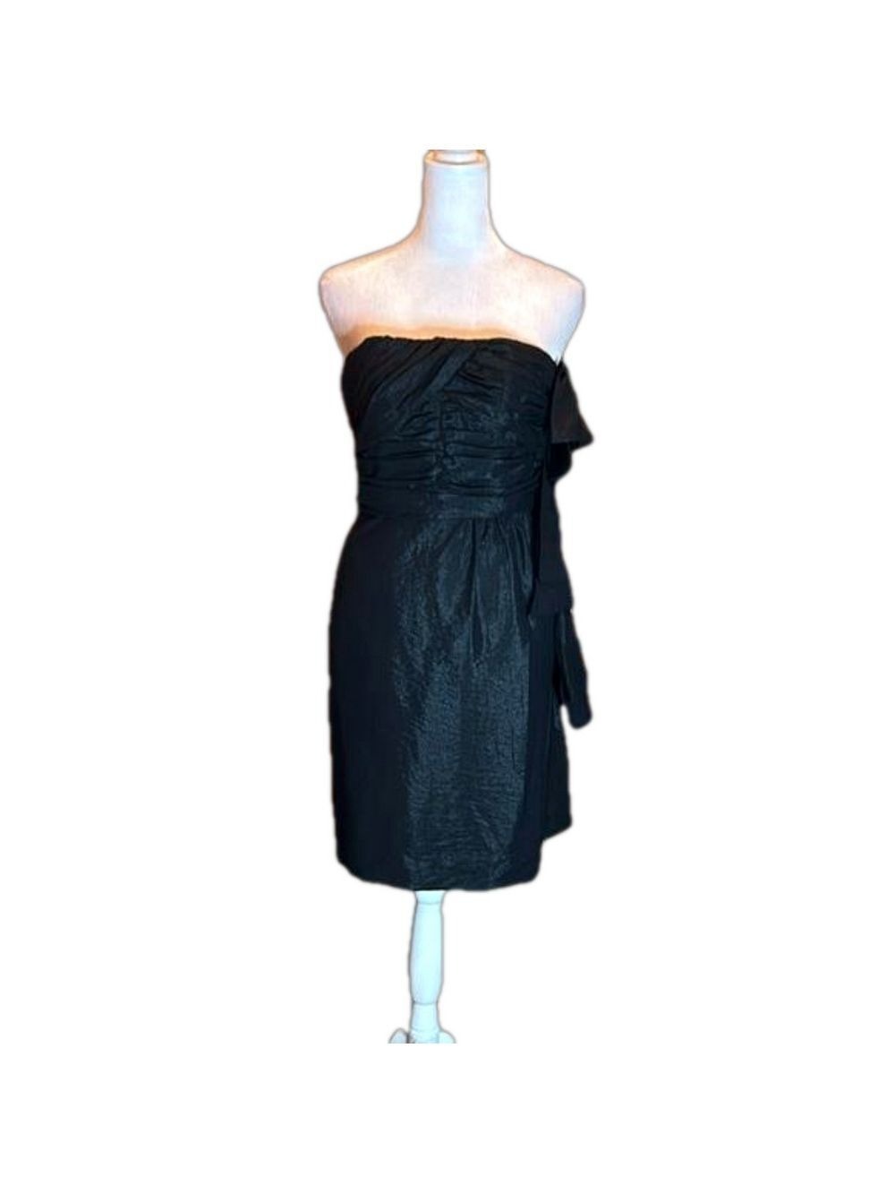 BCBGeneration Black Strapless Cocktail Party/Holiday Dress, Size 0